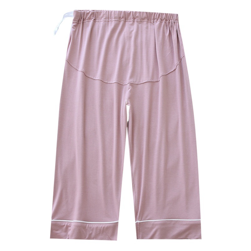 七分ズボンの妊婦の睡眠ズボンのモーデールは妊娠期間の春と夏の秋を調節できます。
