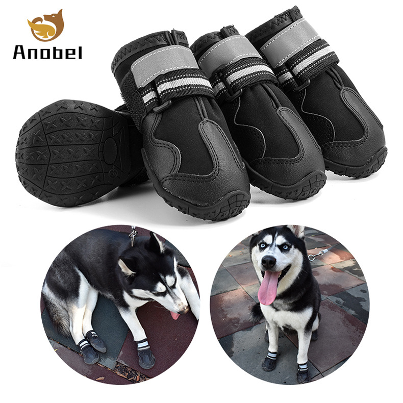 Venta caliente transfronteriza perro zapatos suministros para mascotas agua repelente perro zapatos cubierta suministros de mascotas fabricantes en stock