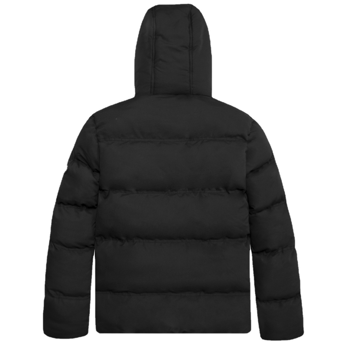 Amazon Abrigo acolchado de algodón para hombres con capucha impreso suelto de mediana edad Nuevo Abrigo acolchado de algodón para hombres más tamaño