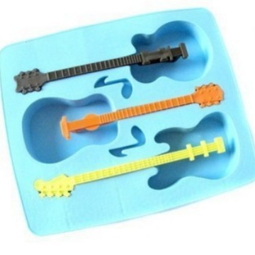 A795 Creative Guitar Silicone Ice Tray Ice Mold Ice Cube0.12kg