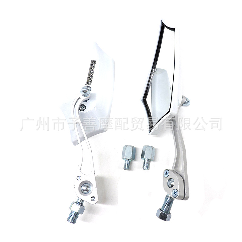Sh-2217 Motorcycle Electric Scooter Ghost Fire Qiaoge Series Modified Rearview Mirror Accessories Retro Style Mirrors