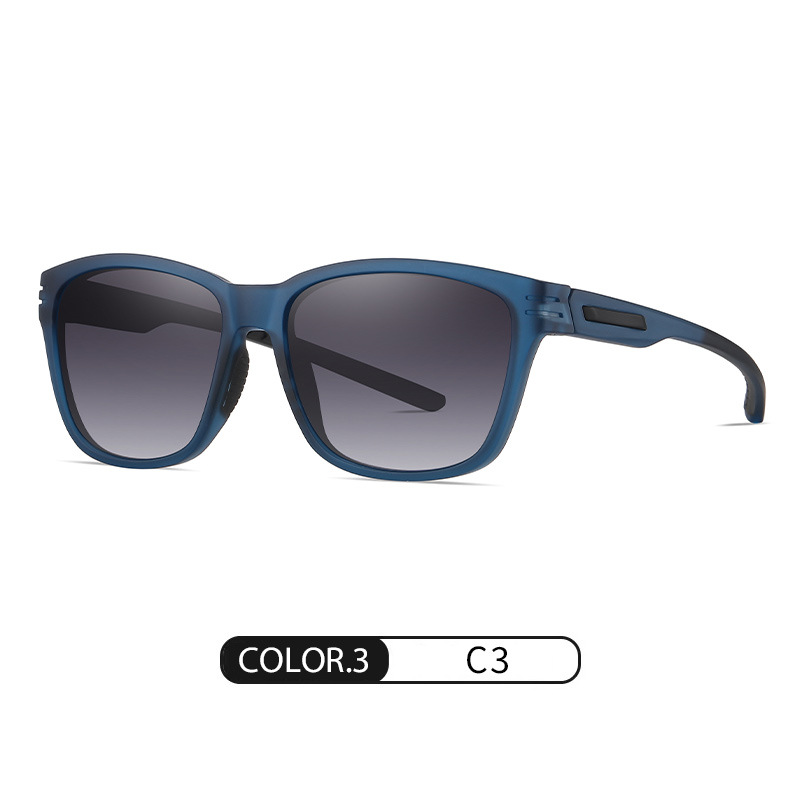 Nuevas gafas de sol polarizadas S12105 Gafas de sol deportivas de ocio de dos colores TR para hombres Gafas de sol de conducción de protección solar al aire libre