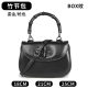 Bamboo bag vintage 2024 new texture genuine leather women's bag g home bag original engraved handmade bag handbag for women