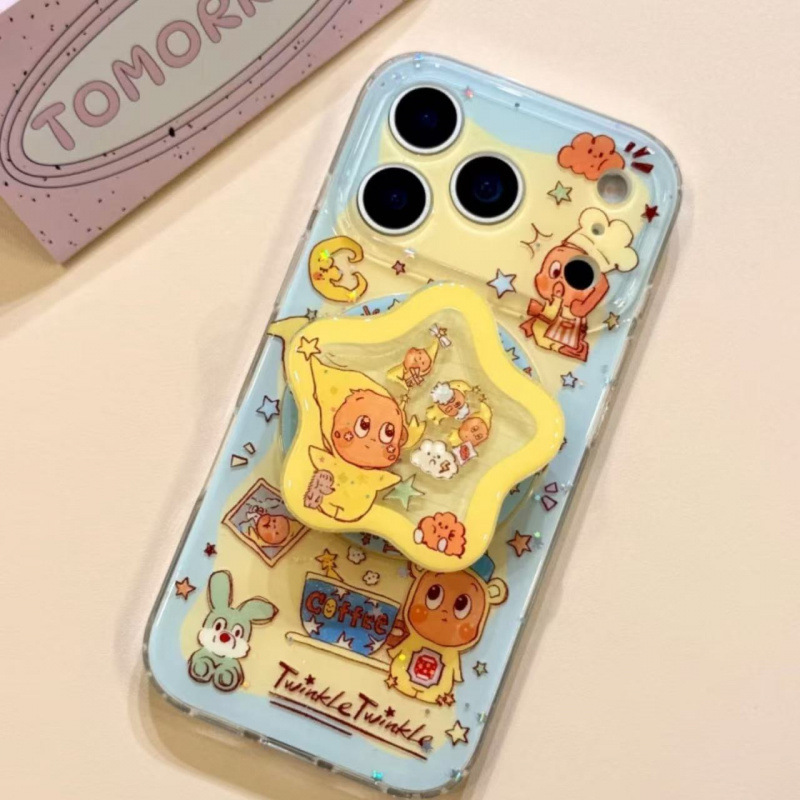 云端气球星星人苹果17promax可爱iphone16/15磁吸14支架手机硬壳|undefined