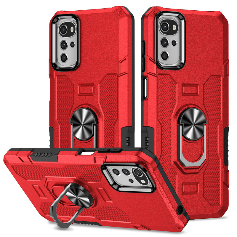 Suitable for Motorola MOTO G22 E32 pupil magnetic suction multifunctional car ring bracket mecha phone case