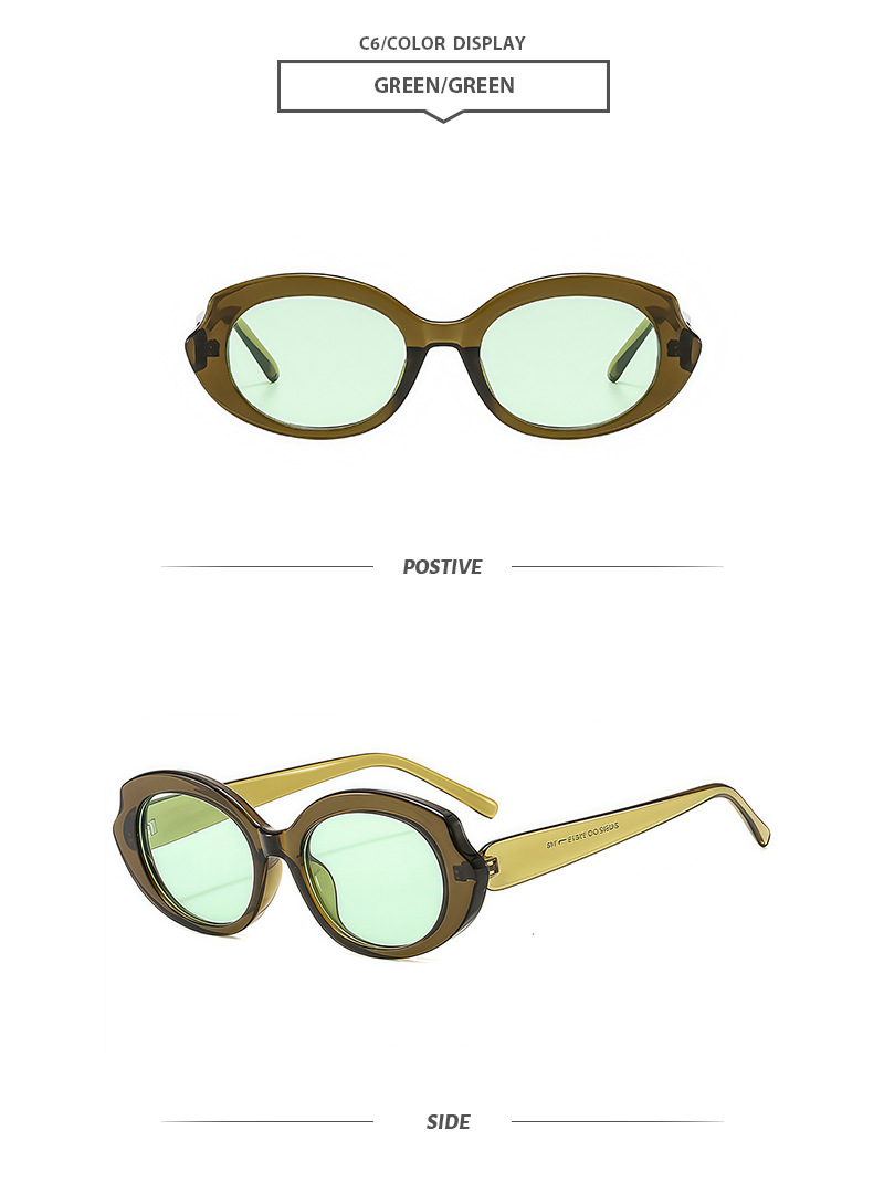 57g Weight Full Frame Glasses Structure Sunglasses Classification Ac, UV400 Protection Lens Material Oval Frame Glasses Style Outdoor, Travel, Beach Occasion Oval Pattern All Seasons Season Unisex Gender Basic, Simple Style Style Orange, Grey Color Basic Simple Style Oval Ac UV400 Protection Oval Frame Full Frame Women's Sunglasses 10