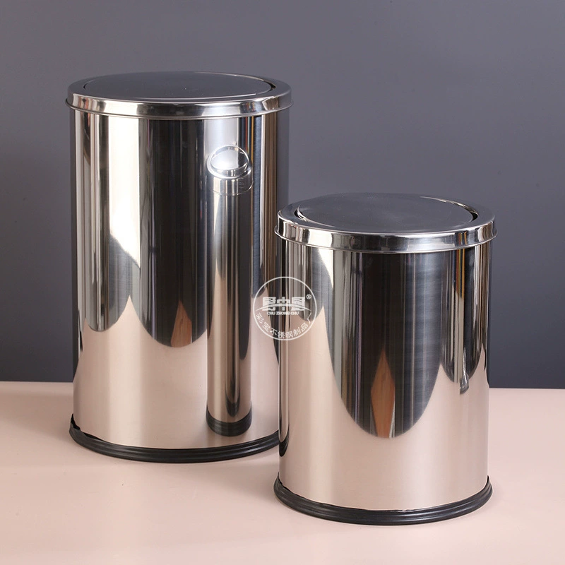 Garbage can stainless steel for commercial use, increased thickness