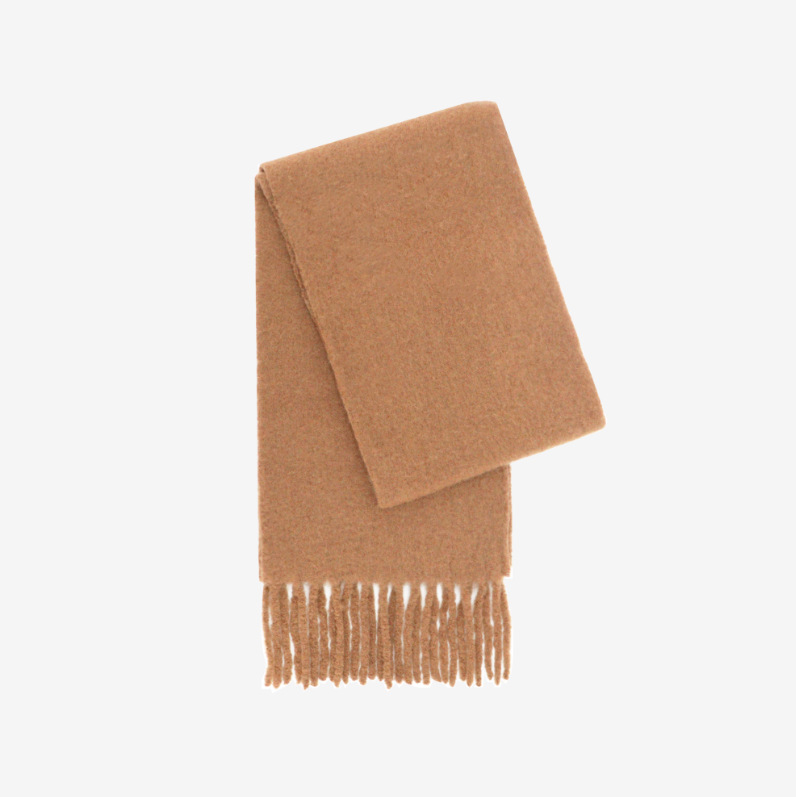 Selección estricta de hilo de anillo bufandas de lana de alta calidad de invierno de nieve de mujeres coreanas de atmósfera de collar simple y amplio