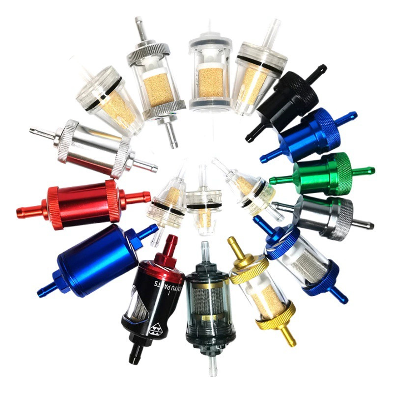 Мотоцикл бензин топливный фильтр медный сердечник спеченный патрон фильтра карбюратор масляный стакан Проницаемый стальной сердечник фильтра 6 мм