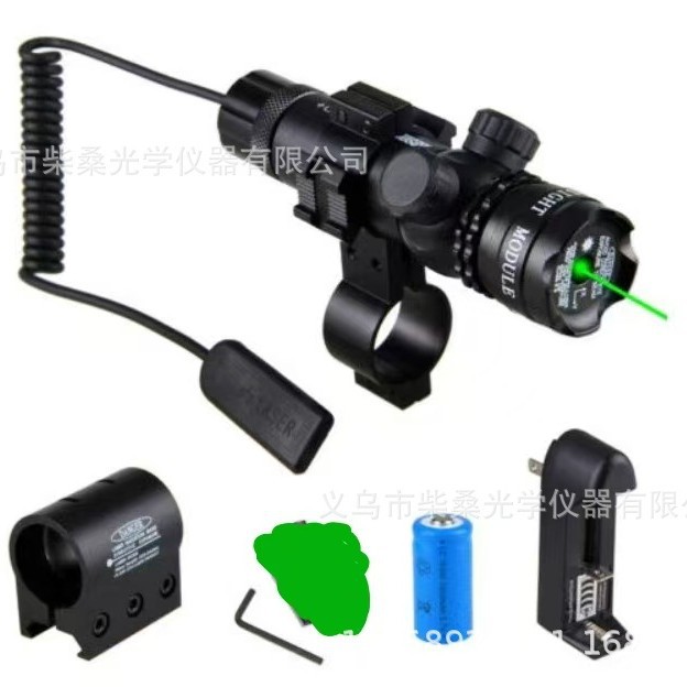 模型厂家左右上下可调绿光红光红外线JG8莲花头激光笔瞄准器JG1