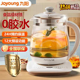 九.阳养生壶办公室小型全自动加厚玻璃保温家用多功能煮茶器烧水