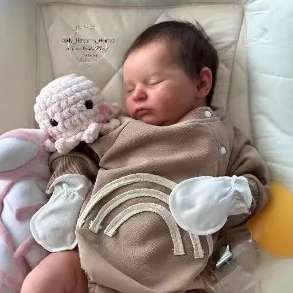 Muñeca de Bebé de Simulación 20 pulgadas Esmalte para Niños