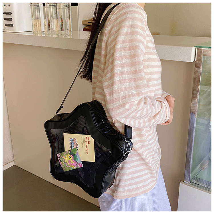 This year's popular color bags, 2025 new star bags, Japanese-style sweet single-shoulder bags, crossbody bags, women's bags, cross-border undefined