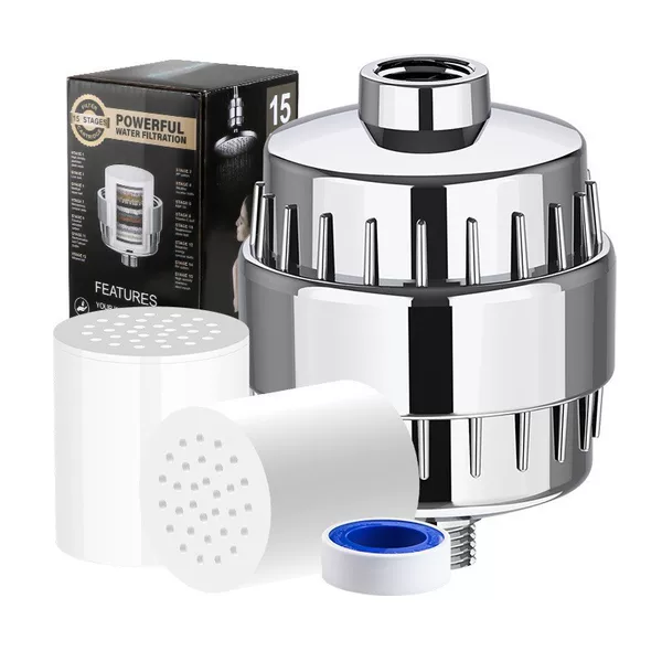 Cross-Border Foreign Trade 15-25 Level Filtration Set Shower Water Purifier Showerhead Filter