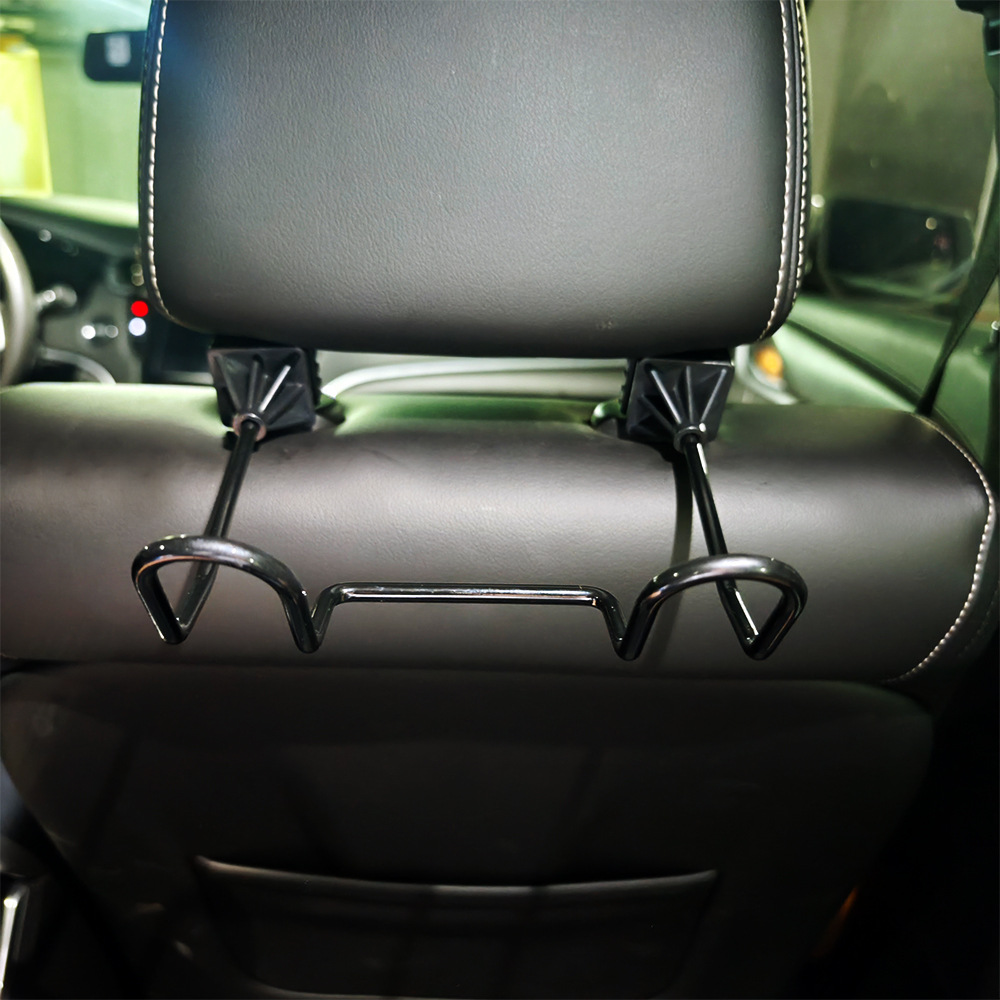 New Car Metal Hook Carbon Steel Spray Paint Storage Hook Car Clothes Hanger Hat Rack Car Supplies Cross-Border Foreign Trade