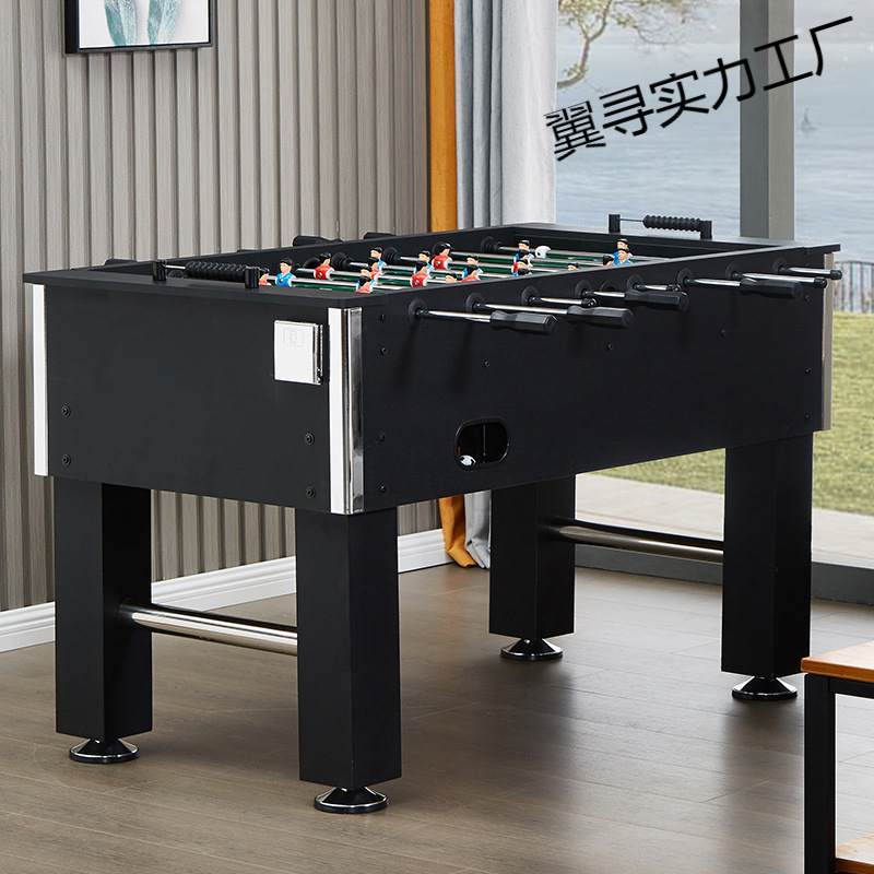 Máquina de futbolín Juguetes para niños en la mesa Juego de mesa de fútbol Puesto doméstico al aire libre Nuevo estilo Blast Professional Black 8/