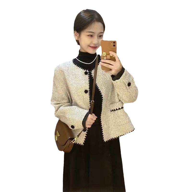 Chanel Style Coat Women's Spring and Autumn 2024 Fashion New Elegant Socialite French Niche High-end Style Short Trendy Top