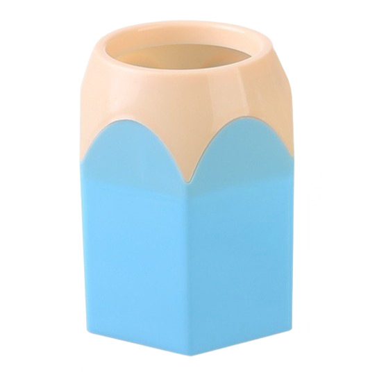 Cabeza de lápiz de color creativa multifuncional lápiz de gran tamaño redondo creativo estudiante papelería escritorio almacenamiento lápiz al por mayor