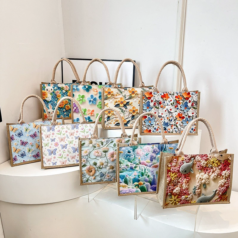 Внешняя торговля новая трехмерная сумочка женская большая емкость модная печатная сумка на плечо