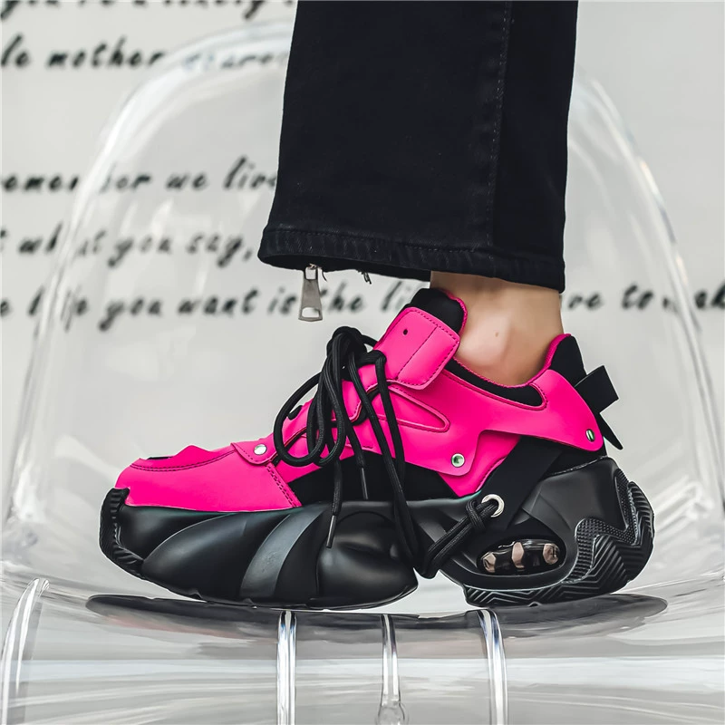 Летняя обувь, универсальные кроссовки для отдыха на платформе, для бега