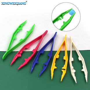 Spelling beans plastic tweezers take beans Spelling beans accessories tools Spelling beans small tweezers Children DIY tool clip plastic clip