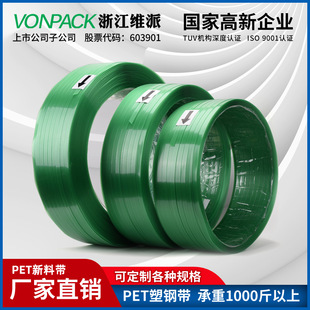 Weipai PET plastic steel packing belt packing belt manual Green Machine pet plastic steel belt hot melt packing belt wholesale