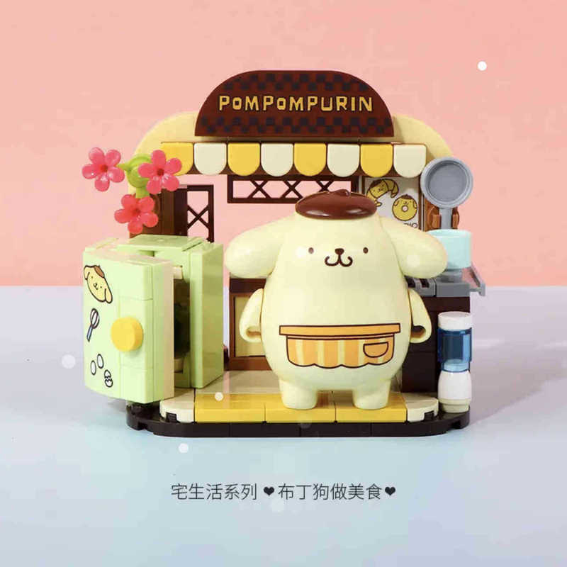 素晴らしい K20849 サンリオホームライフビルディングブロックシナモンドッグクロメメロディシーンビルディングブロックガールギフト|undefined