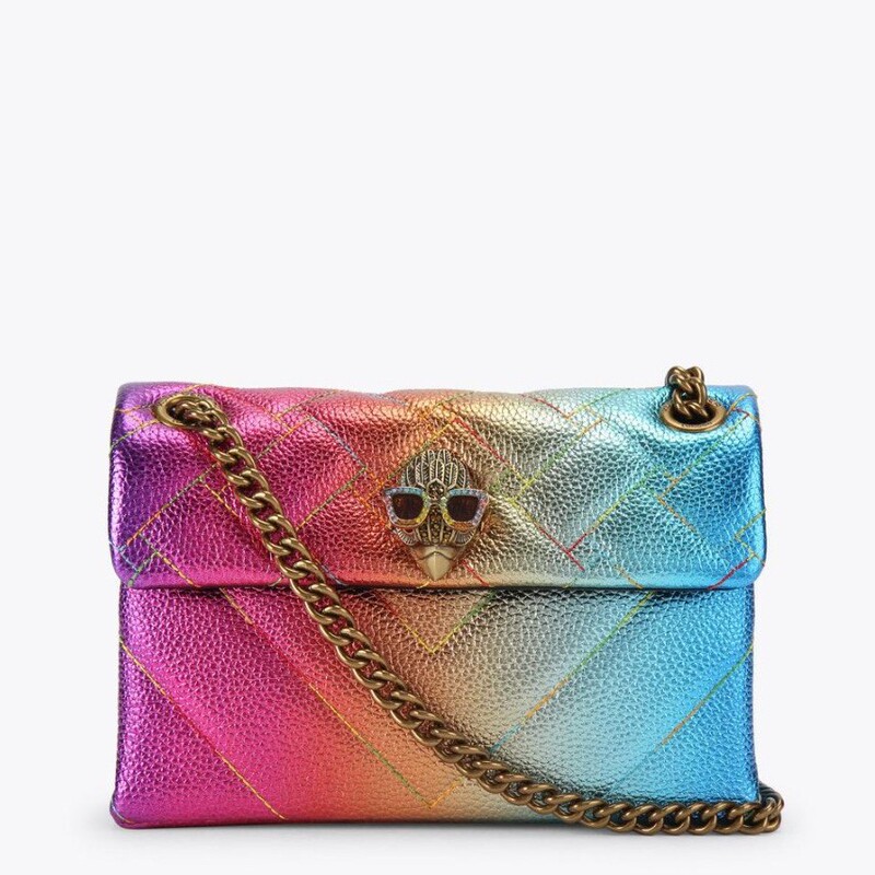 KG-style eagle head embroidered versatile shoulder and crossbody chain bag, 2026 new model, diamond pattern embroidery, Guangzhou