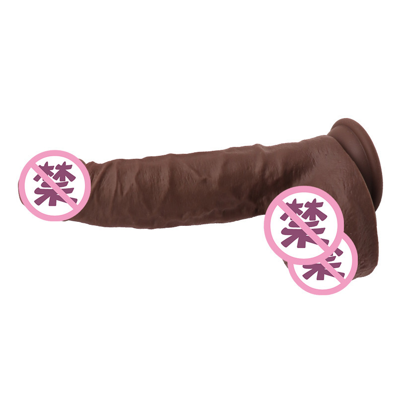 Liquid Silicone Realistic Dildo, Extra-Large Manual Design for Internal and Clitoral Stimulation — detail image 3