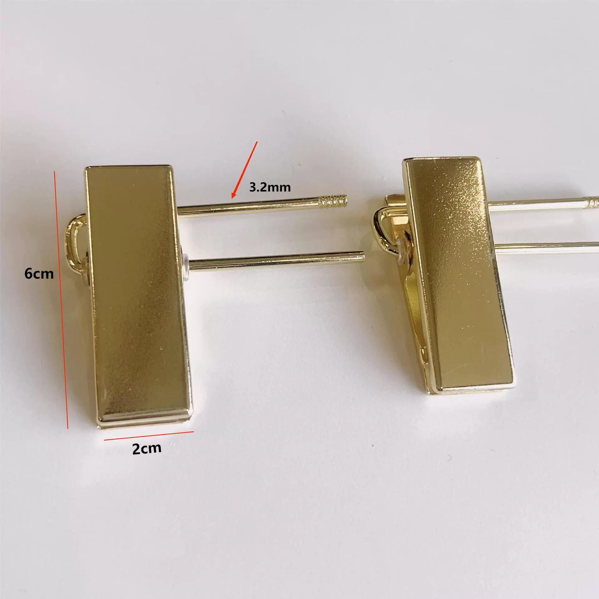 Металлические U-образные зажимы, подвесные зажимы, аксессуары для деревянных вешалок для брюк, фурнитура, прямые зажимы для брючных вешалок