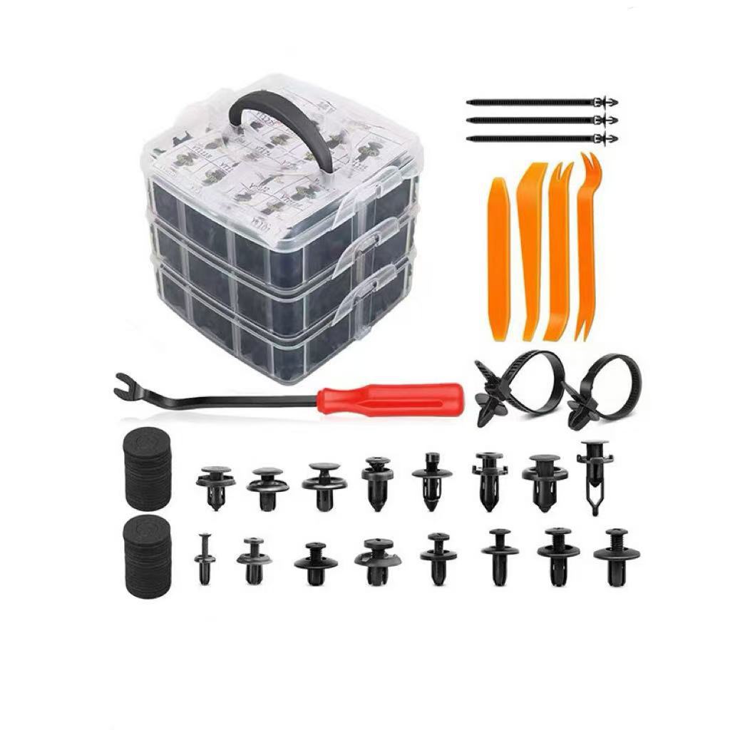 620Pcs Universal Car Box Set of Clips, Fender Liners, Trunk Bumper Expansion Screws