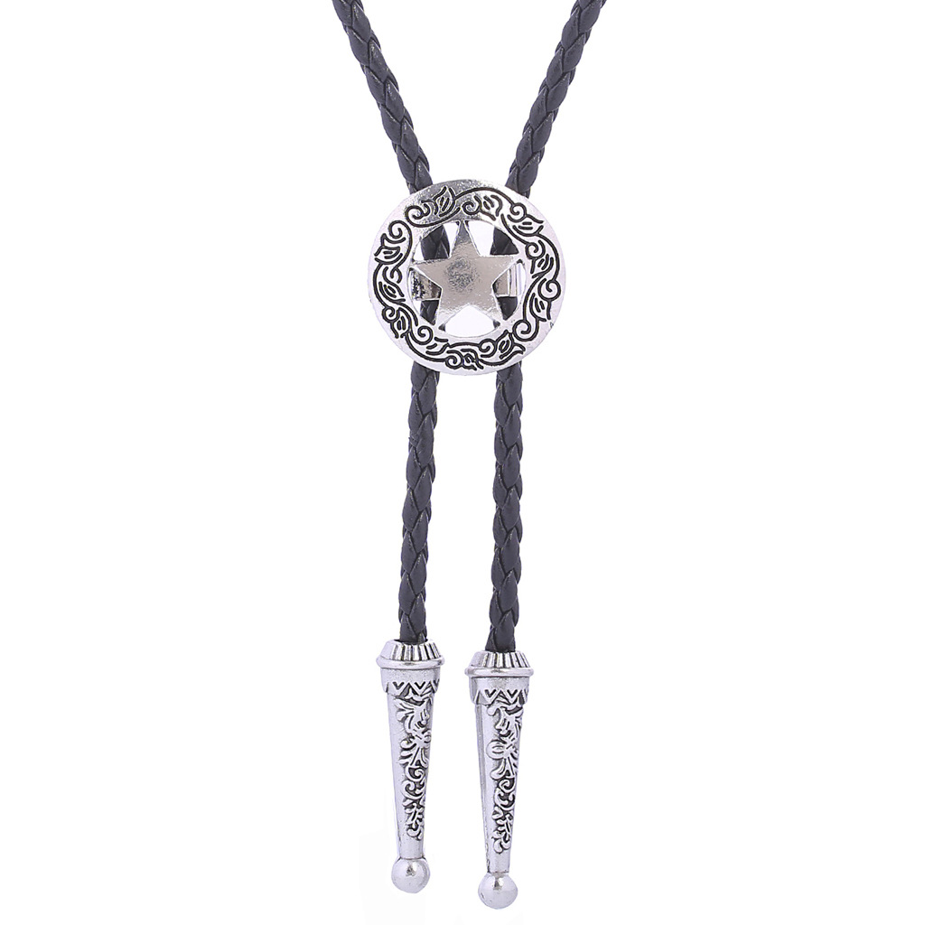 Estrella de cinco puntas de plata tailandesa