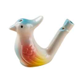 景区儿童小鸟口哨加水吹鸟叫声哨子幼儿园礼品陶瓷鸟玩具动物水哨