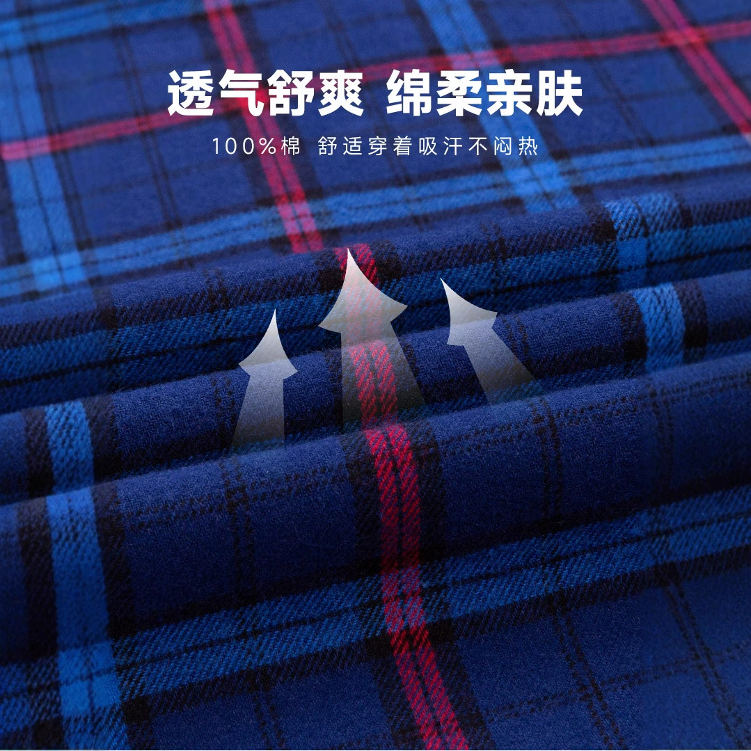 Рубашка из хлопка, осенняя, повышенной плотности, оптом