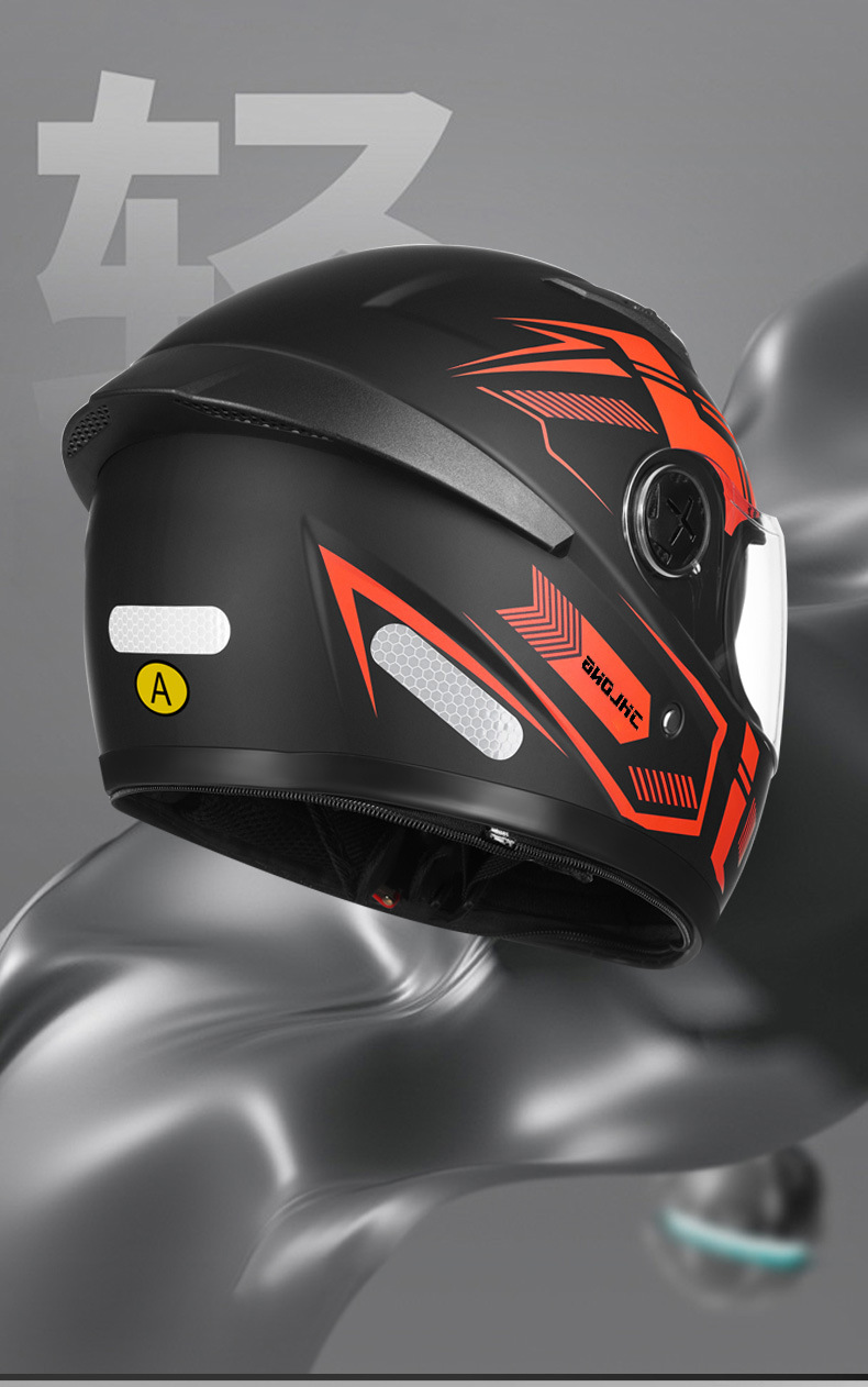 3C Certified Electric Motorcycle Helmet Winter Warm Full Helmet