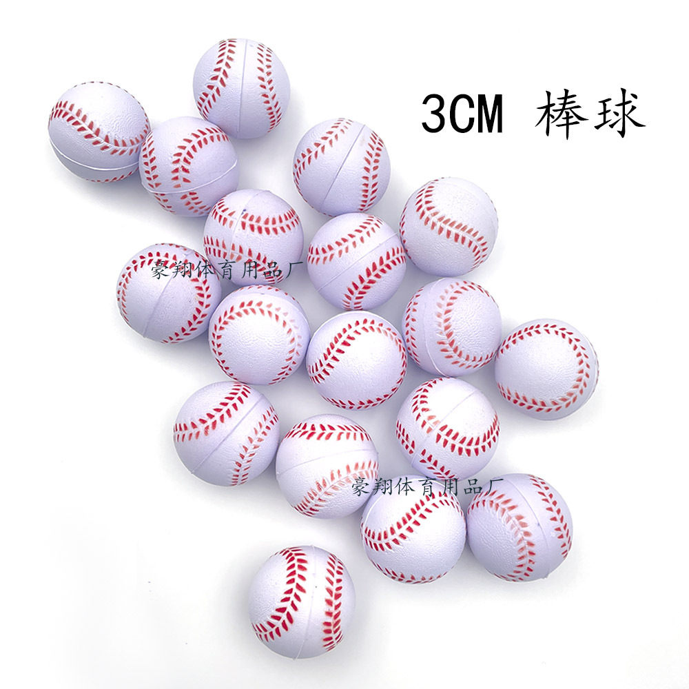 Baseball blanc de 3 cm