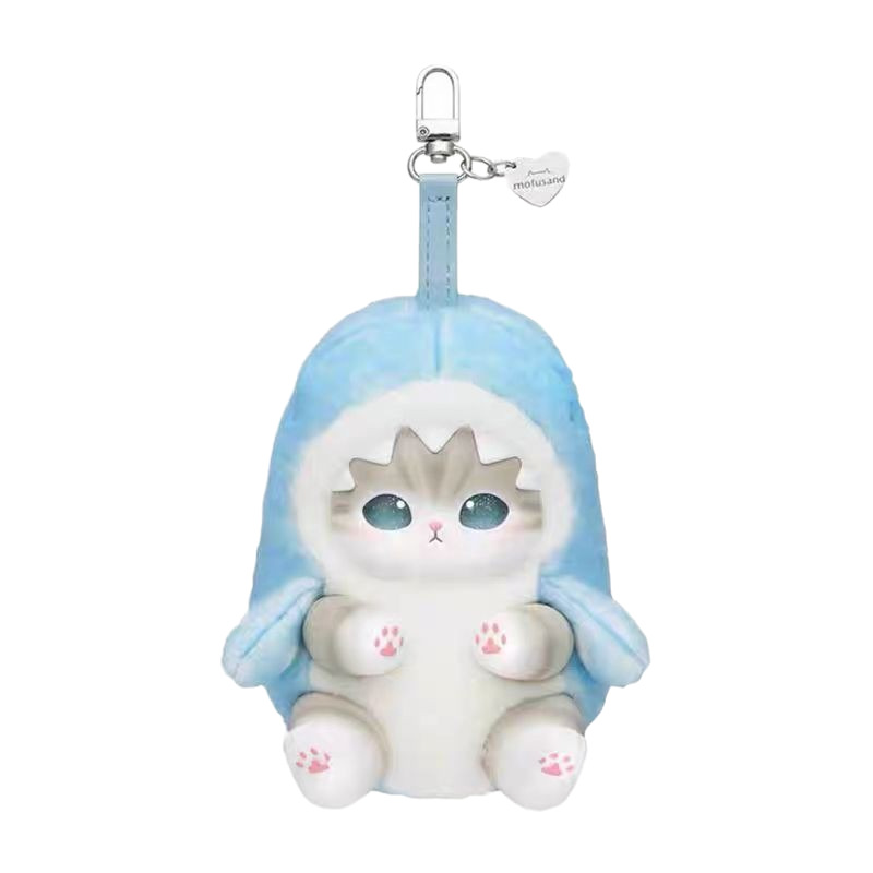 Japón mofusand tiburón gato fusandi caja ciega colgante muñeca de peluche amigo regalo de cumpleaños decoración
