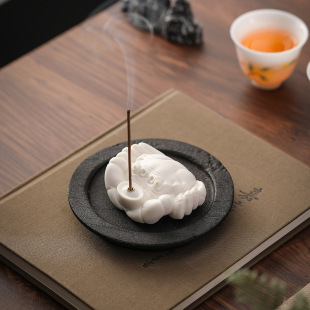Ceramic Eight Directions Wealth Crab Incense Holder for Home Indoor Sandalwood Incense Burner Base Incense Stand Tea Ceremony Incense Burner Incense Holder