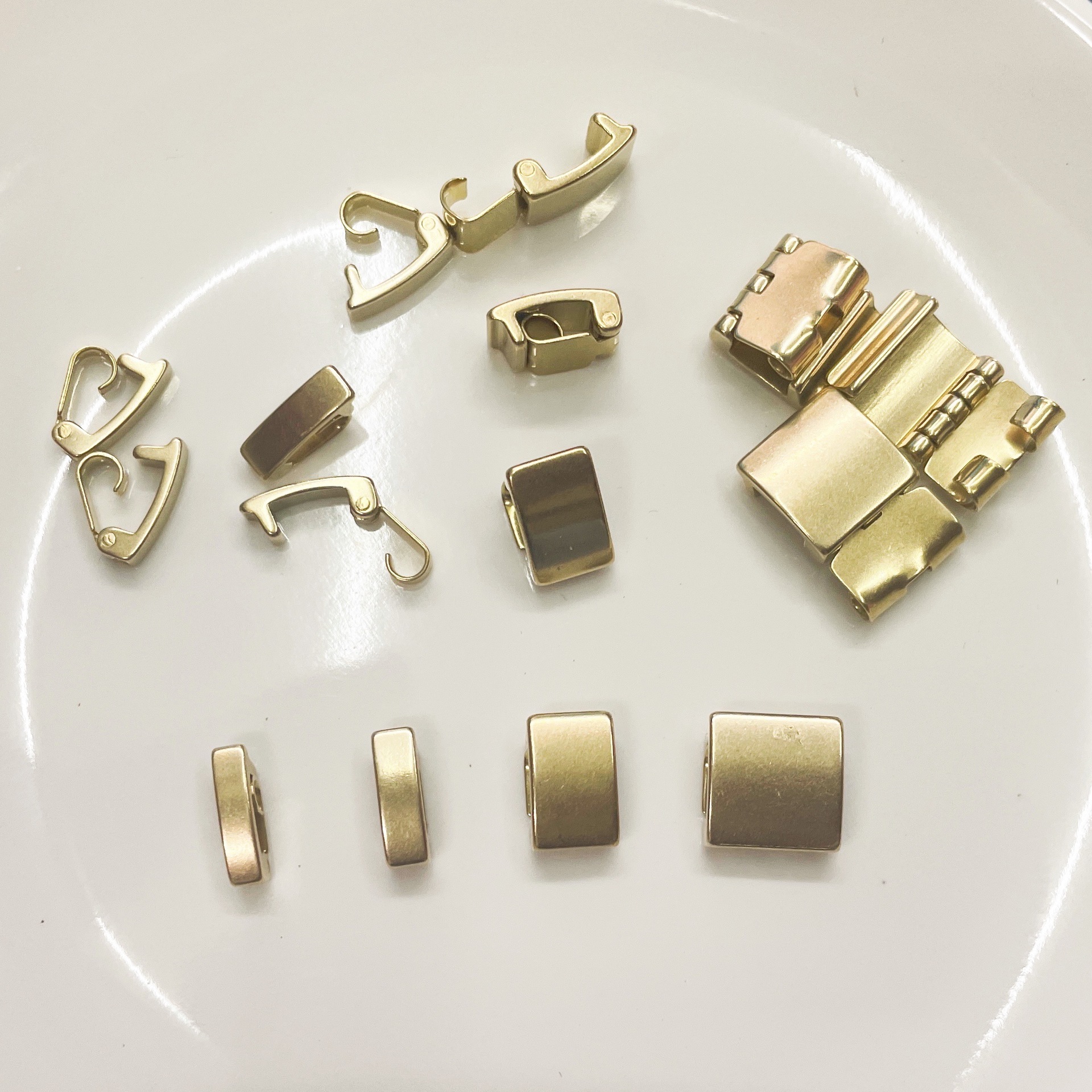 手链扣铜手表扣项链扣连接扣diy手工扣子弹片式珠宝扣饰品配件