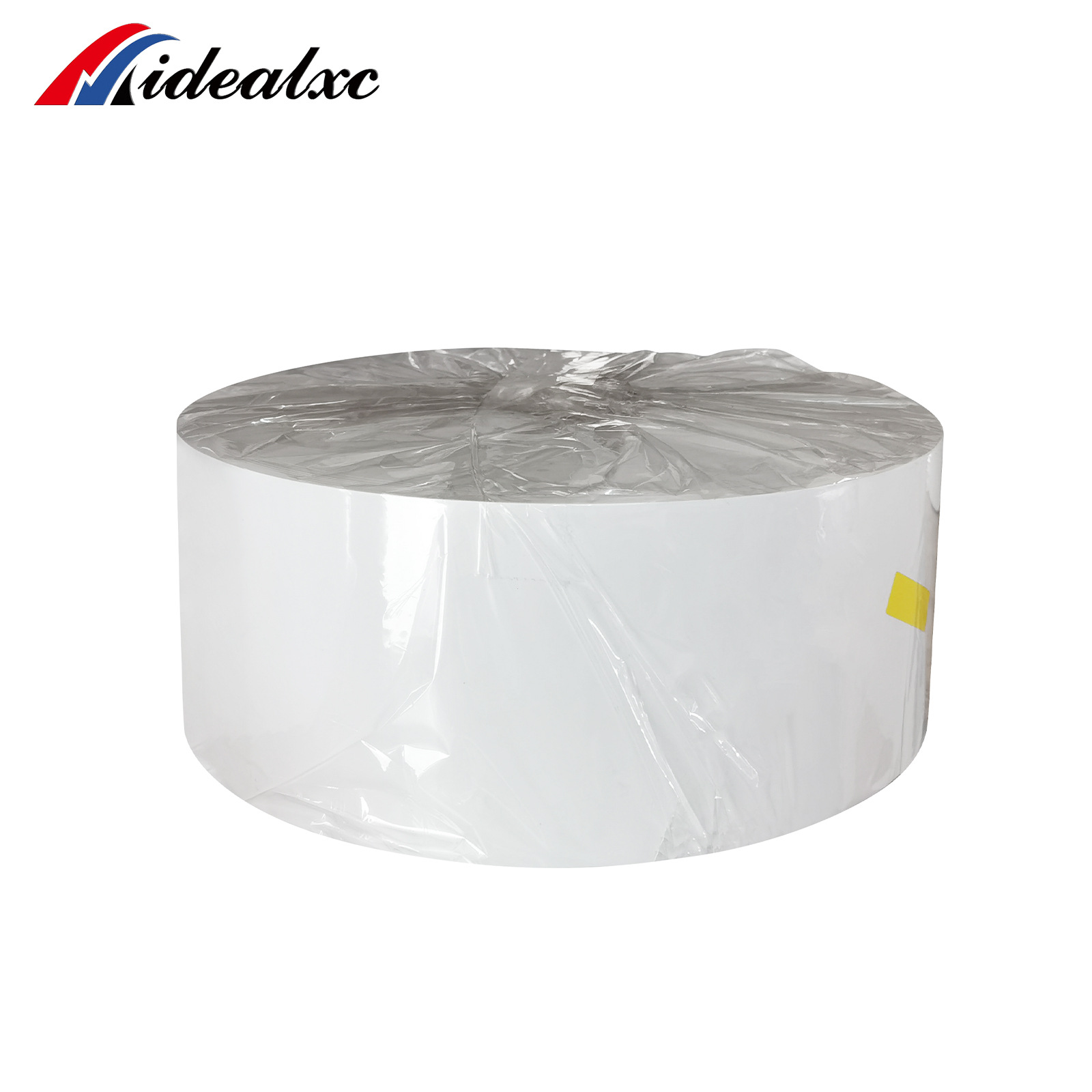 80番可移胶格底哑白合成纸PP袋PVC袋纸盒纸袋LOGO贴纸粘贴牢固