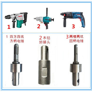 Ql@3H Ground Drill Bit Tree Planting Digging Machine Alloy Drill Bit Water Drill Bit Ground Drilling Machine Accessories Electric Hammer Rotary Ground Drill