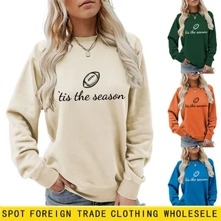 tis the season亚马逊ebay独立站时髦个性百搭女士运动秋冬款卫衣