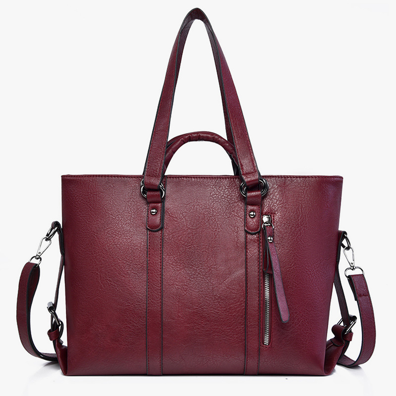 2026 Designer Large Capacity Retro Fashion Crossbody Women's Shoulder Commuting High-End Tote Bag Shopping Bag_voghion.com