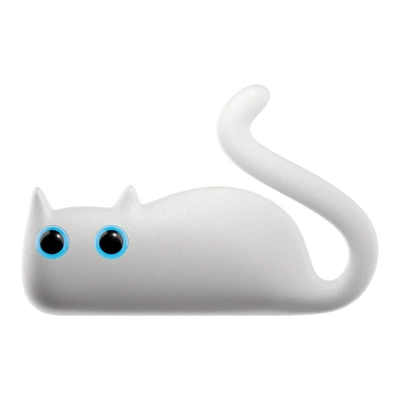 Tesla car aromatherapy ornaments Car Perfume Aromatherapy - tesla-model-white-cat-contains-5-pieces-of-balm