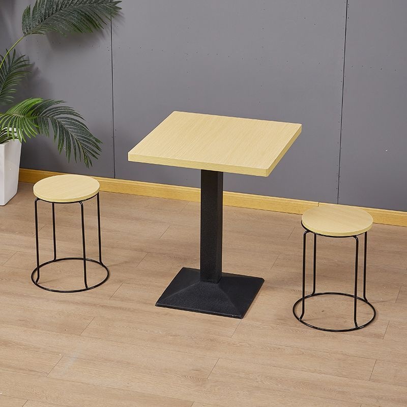 Mesa de comedor de restaurantes, snack shop, mesa y silla de comedor, mesa de comedor, mesa de té de leche, mesa redonda de roca
