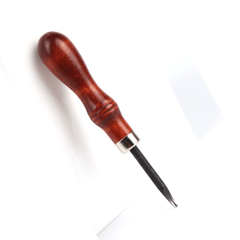 Cuchillo de corte de borde de sándalo cuchillo biselado dispositivo DIY herramienta de cuero recorte borde cortador de borde de cuero Shaper