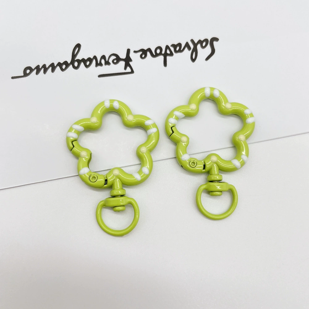Universal keychain flower-shaped, accessories, flowered, DIY