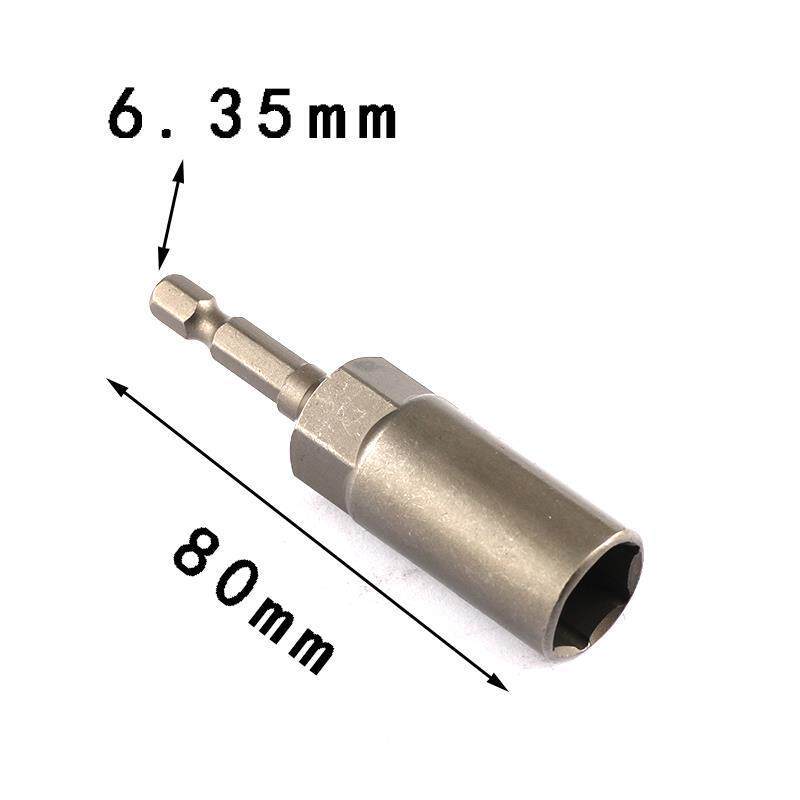 llave eléctrica cabeza de conversión adaptador de cañón de aire varilla de conexión telescópica 1 / 2 gira 1 / 4 cabeza de lote hexagonal interna cabeza de perforación de conversión