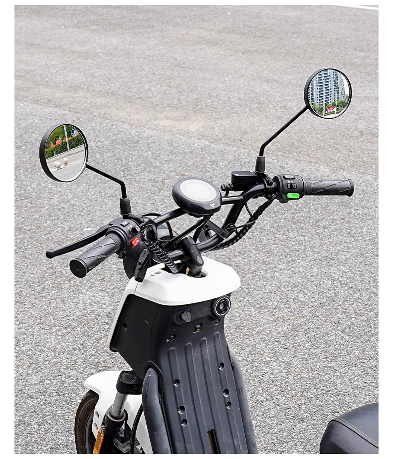 Rearview Mirror for Niu Electric Scooters Uqi/Nqi/F200/B200, Universal Replacement Mirror for All Models