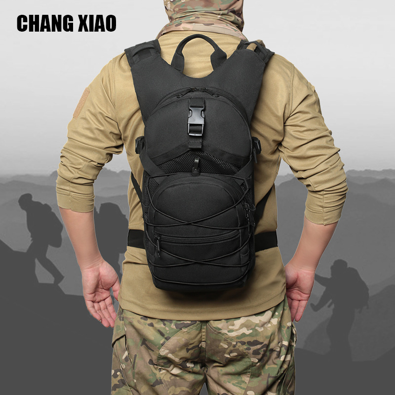 Manufacturer's Ready-Stock Waterproof Oxford Cloth Field Water Bag Backpack with Inner Tactical Water Bag Backpack